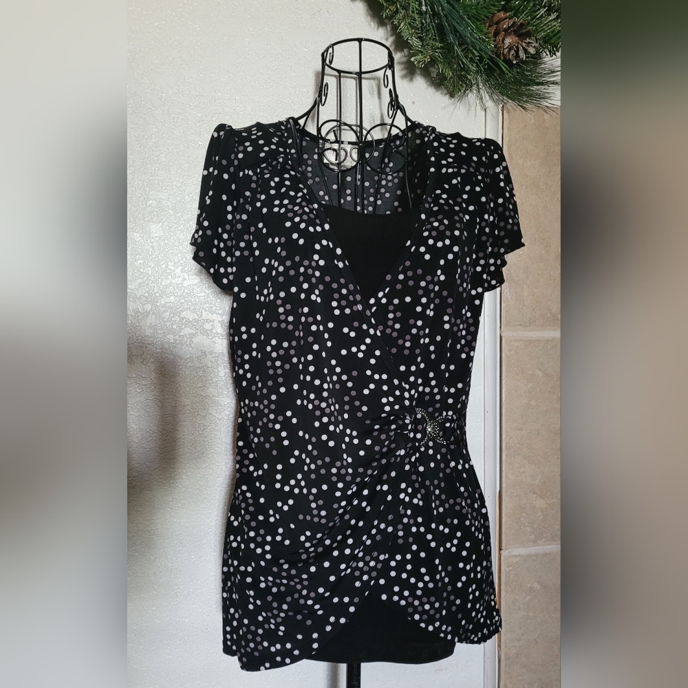 Lavish Capped Sleeve Blouse
